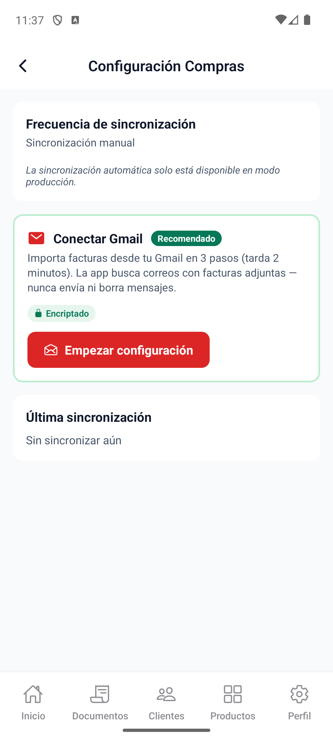Gmail OAuth Removed