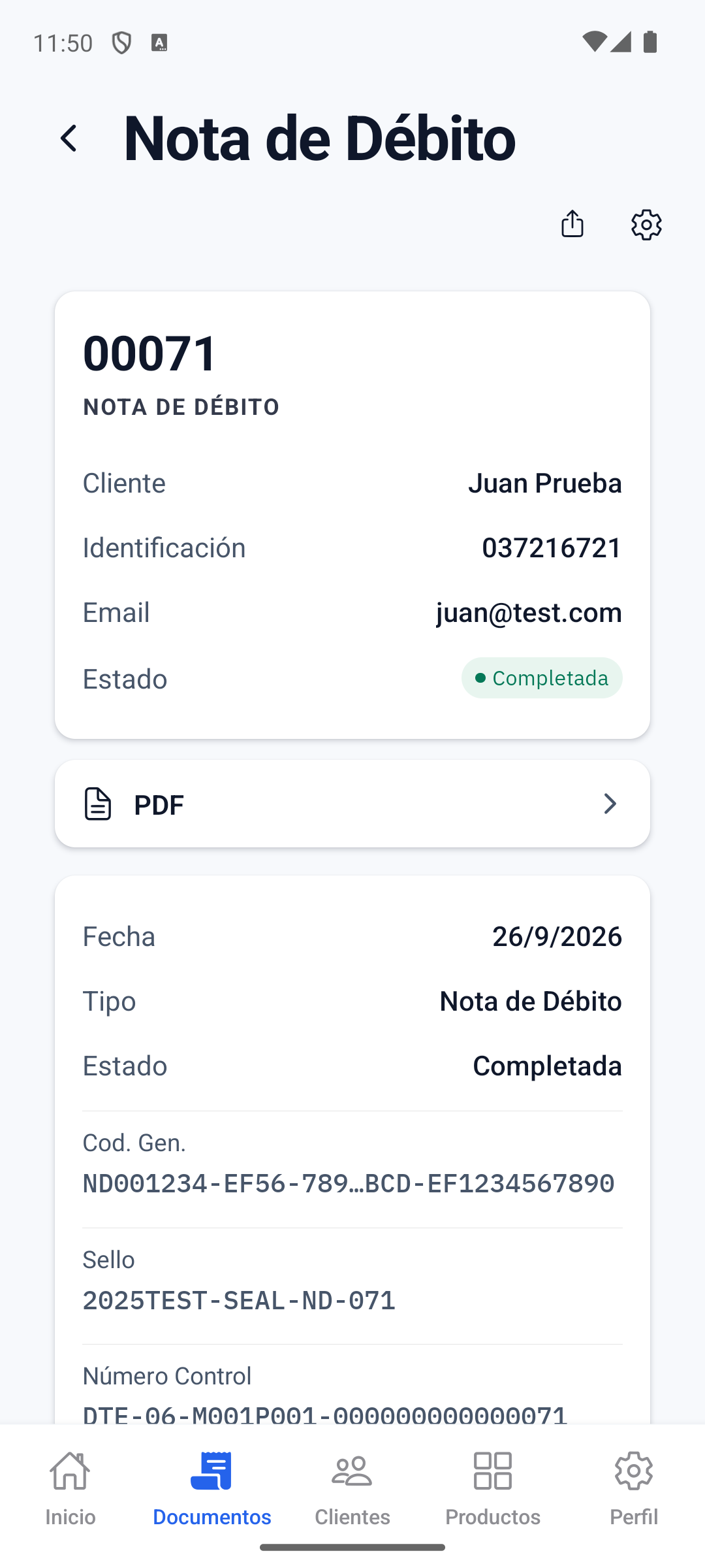 ND TypeLabel Completada