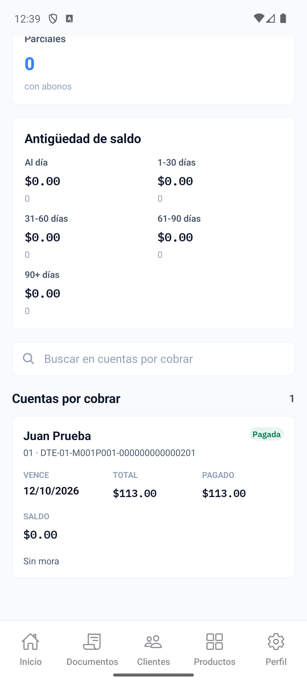 Accounts Receivable Payment
